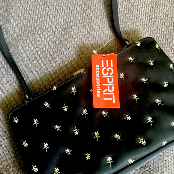 Va Brahe ESPIRIT black shoulder bag. Chic bag - Picture 1 of 4